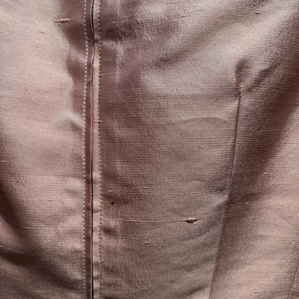 Vintage Briny Marlin Women's Pink Silk Jacket Set Union Made in USA! - Picture 13 of 16
